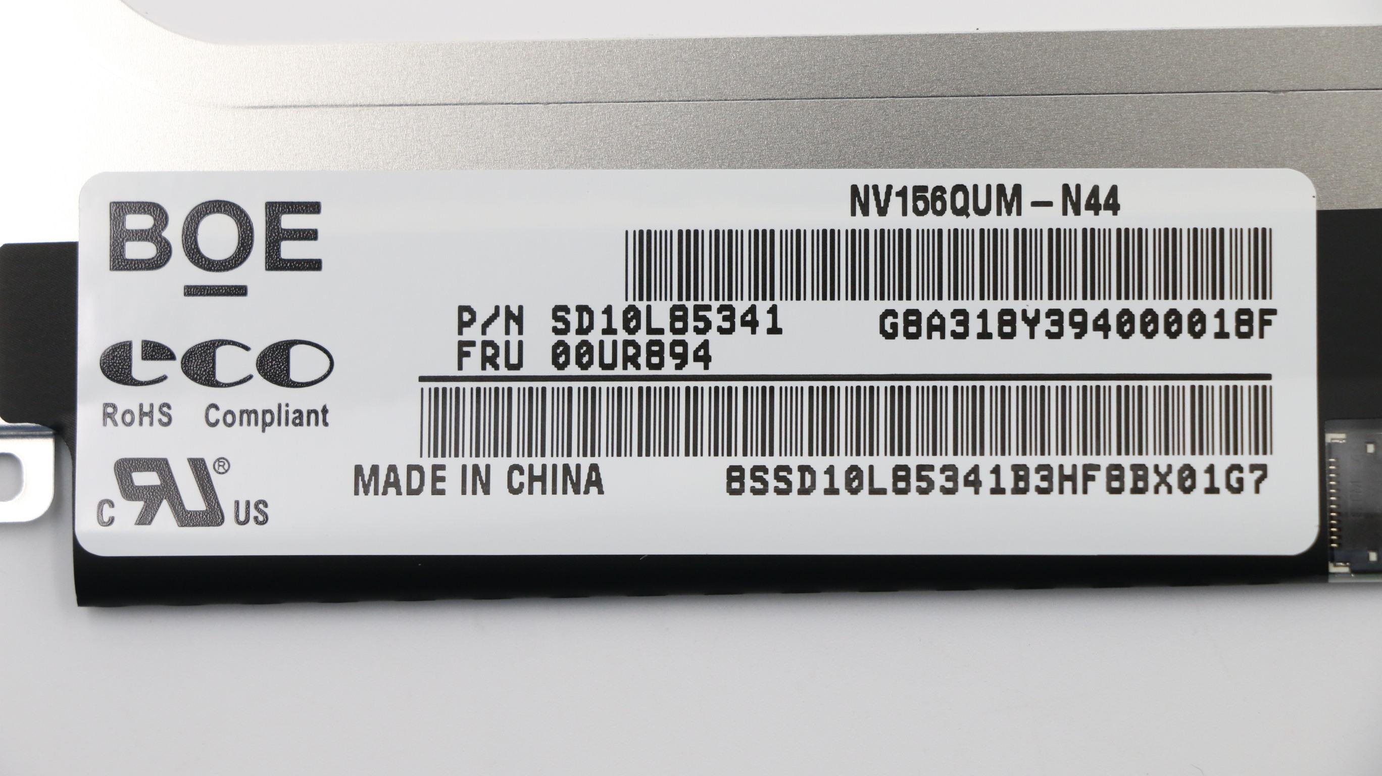 NV156QUM-N44 00UR894联想笔记本电脑维修4K液晶屏幕显示器更换