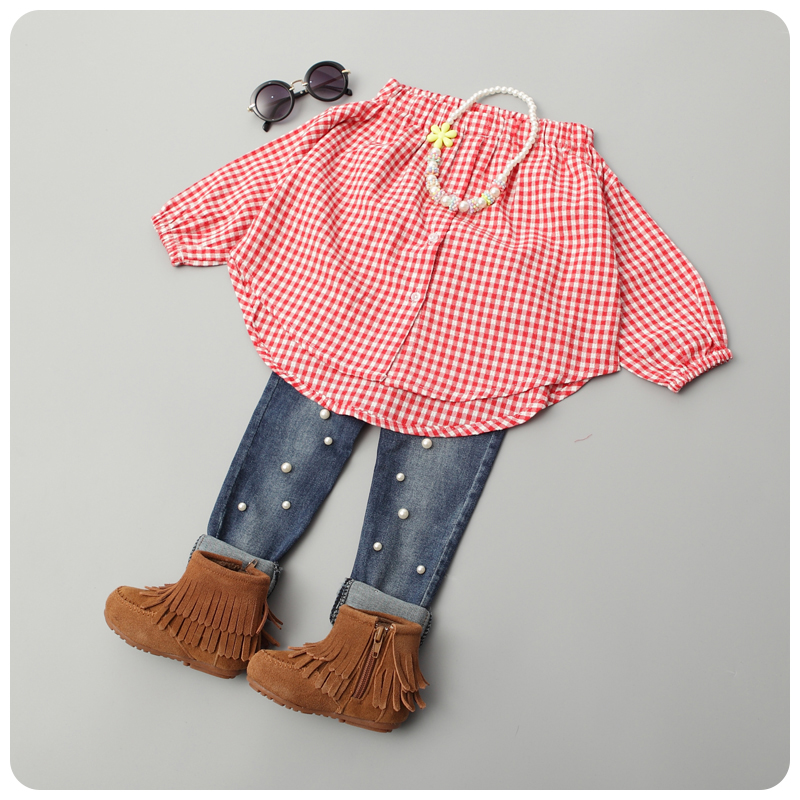 Chemise fille à manche longue - Ref 2088631 Image 1