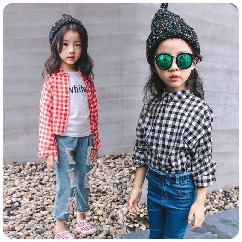 Chemise fille à manche longue - Ref 2088623 Image 1