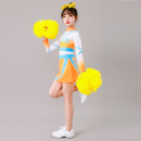 新款 儿童专业拉拉队演出服表演服女 大众健美比赛服花球啦啦队服装