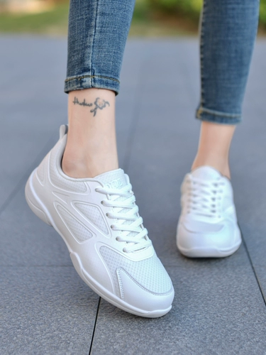 Белая олимпийская детская спортивная обувь