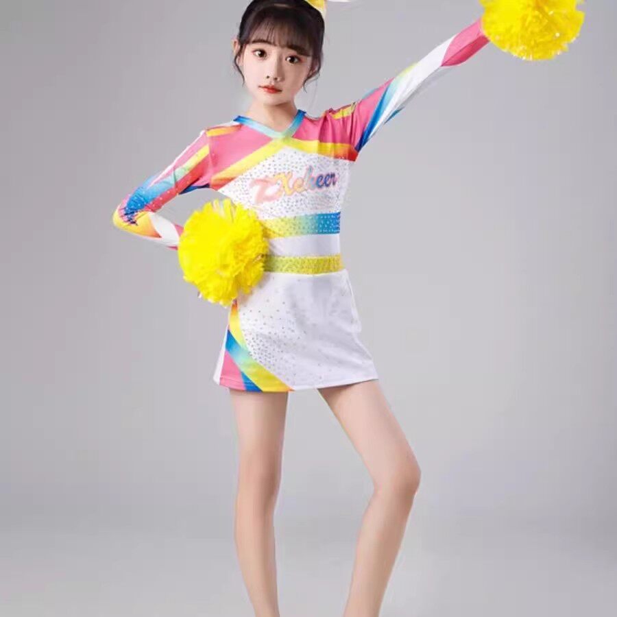 专业啦啦操训练服爵士啦啦队演出