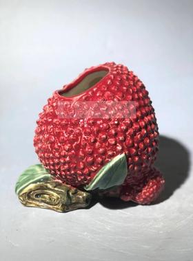 喜庆摆件荔枝果实花瓶促销