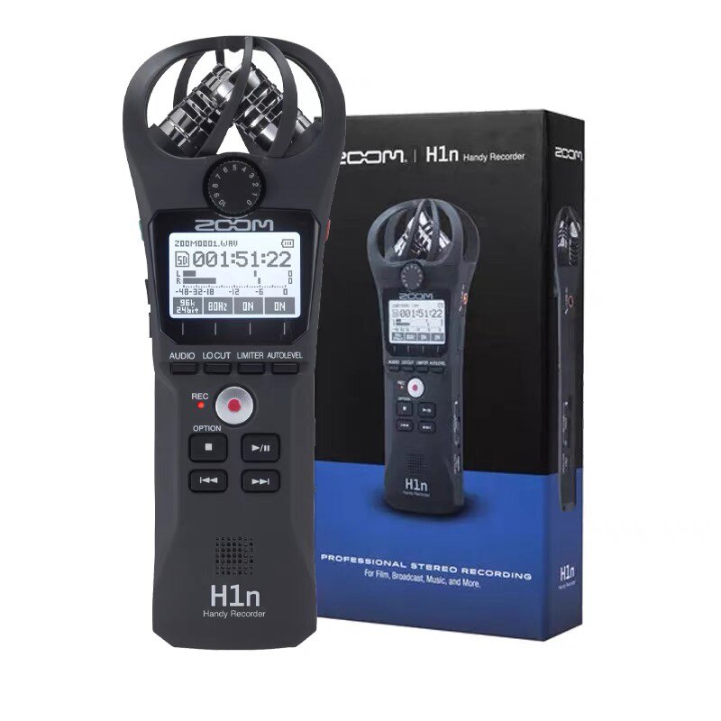 ZOOM H1N专业便携手机直播单反串联录音婚庆采访录音机录音笔话筒