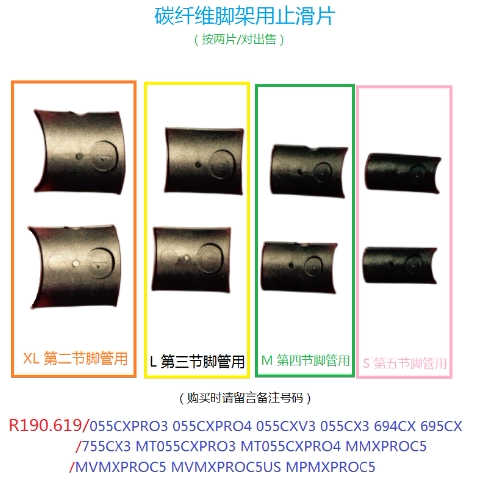 【原装配件】曼富图MT055CXPRO4脚架(全)系列零配件 曼富图零件