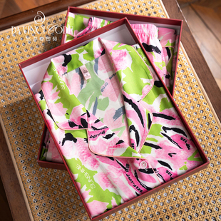 可外穿礼盒装 达芬奇密码 宽松睡衣女家居服套装 蝙蝠袖 2026春夏新款