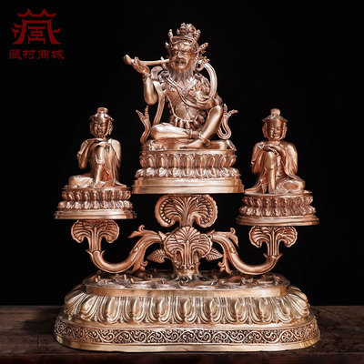 中式二十寸婆罗门祜主师徒三尊