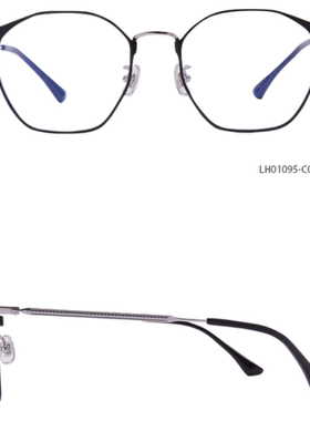 loho光学眼镜架男女眼镜框商场同款lh01095-c01/c09正品代购钛架