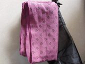 紫色 瑜伽毯瑜伽巾送网袋 正品 加厚超细纤维防滑颗粒瑜伽铺巾