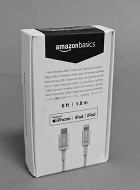amazonbasics数据线lingning接口MFI认证充电线快充线