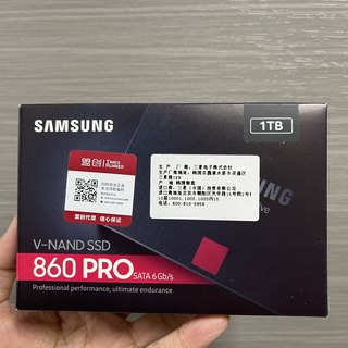 Samsung/三星 MZ-76P1T0三星860pro 1T 512G MLC固态硬盘SSD SATA