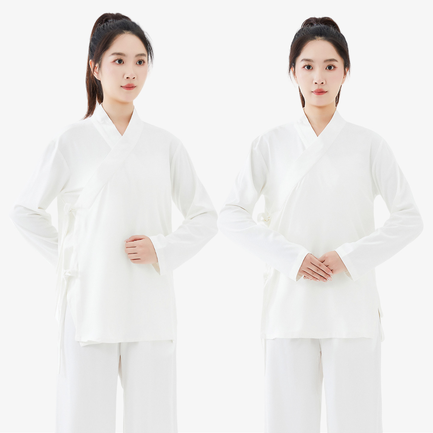 汉服内搭打底衫武当道袍里衣练功太极服改良贴身上衣男女款内衣服