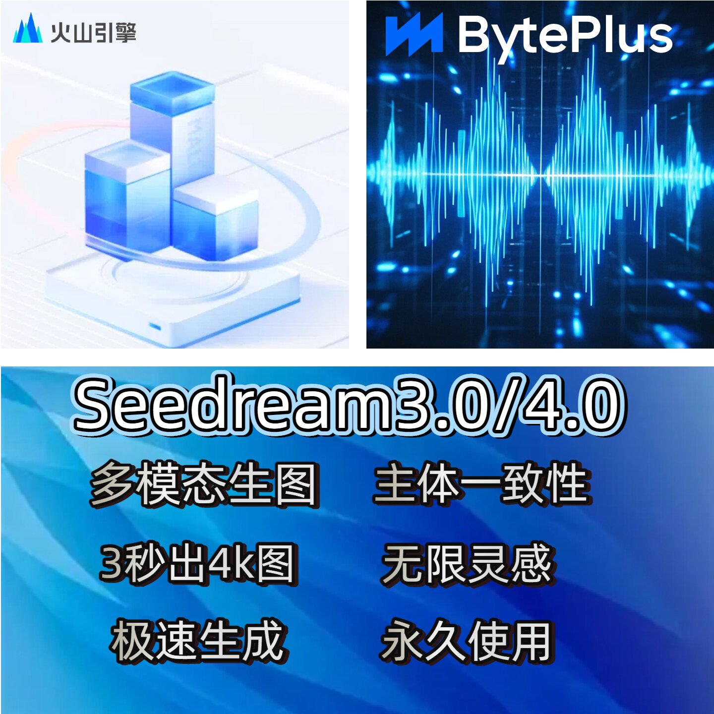byteplus 火山引擎 API 豆包 seedream 生图生视频图片