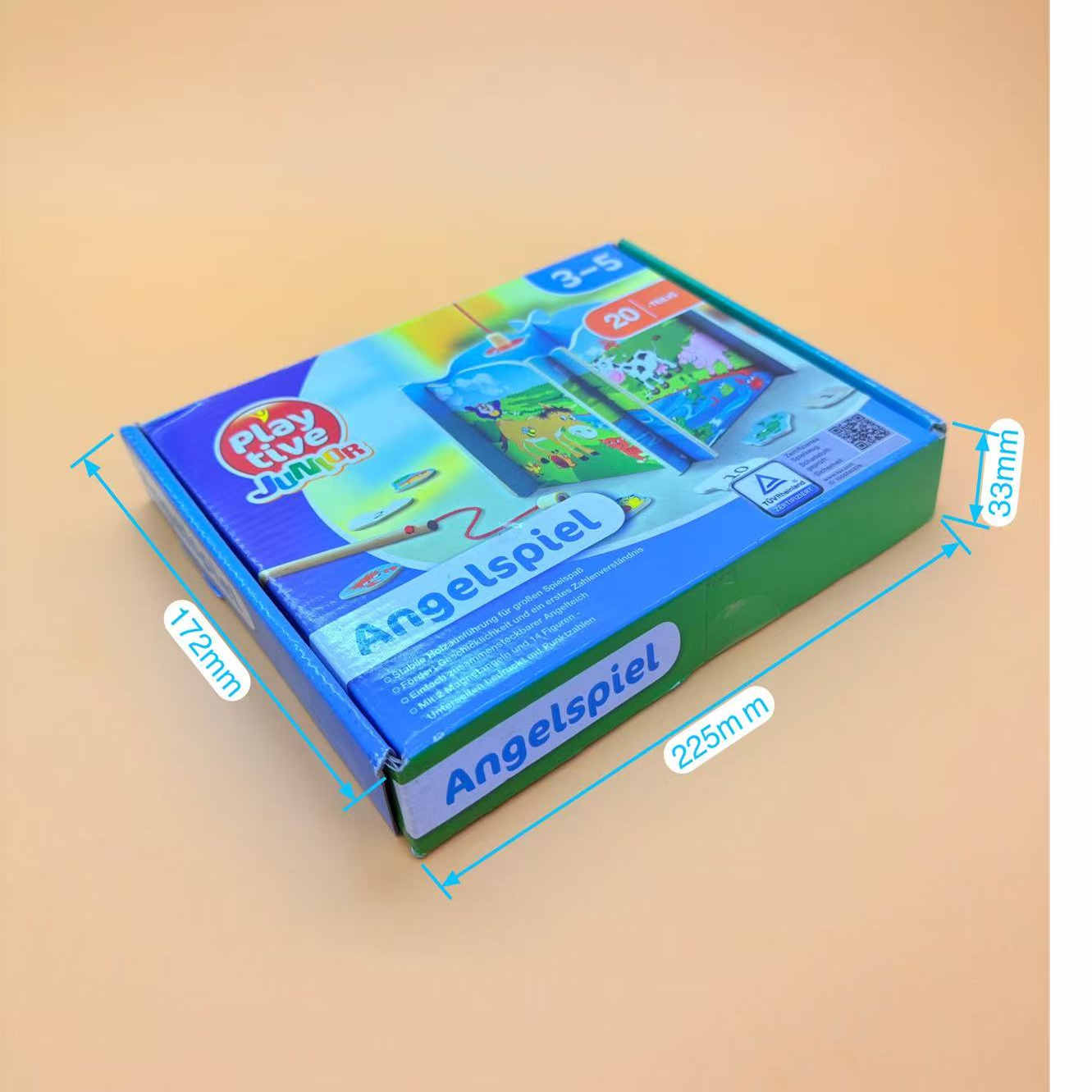 DOLI 1-2-3-4-5-6  出口德国 食品级测试钓鱼 手眼协调数字游