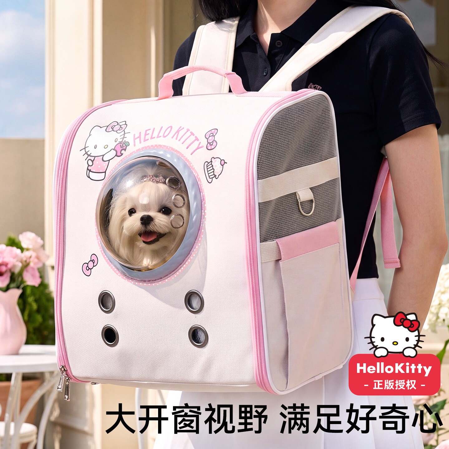 猫咪狗狗外出双肩包外出旅行携带包宠物太空舱狗包漫游小型犬狗包