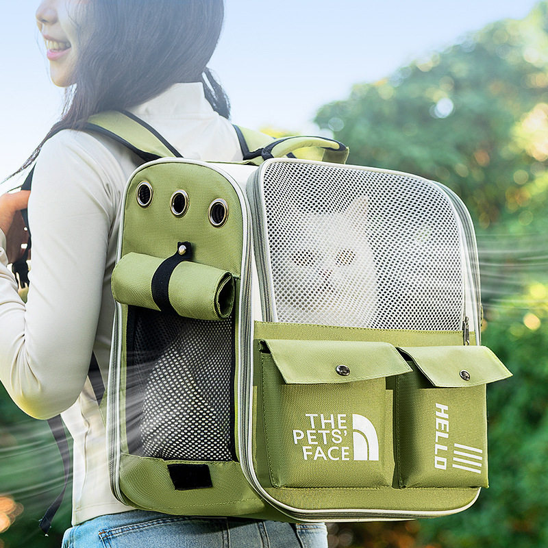 双肩猫包宠物外出狗包小型犬透气