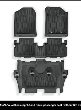 适用于23款Avanza丰田Veloz大发Xenia右舵汽车脚垫全TPE脚垫外贸