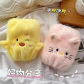 毛绒保暖 可爱短款 8岁宝宝袖 套儿童男女小孩羽绒服防脏秋冬新款