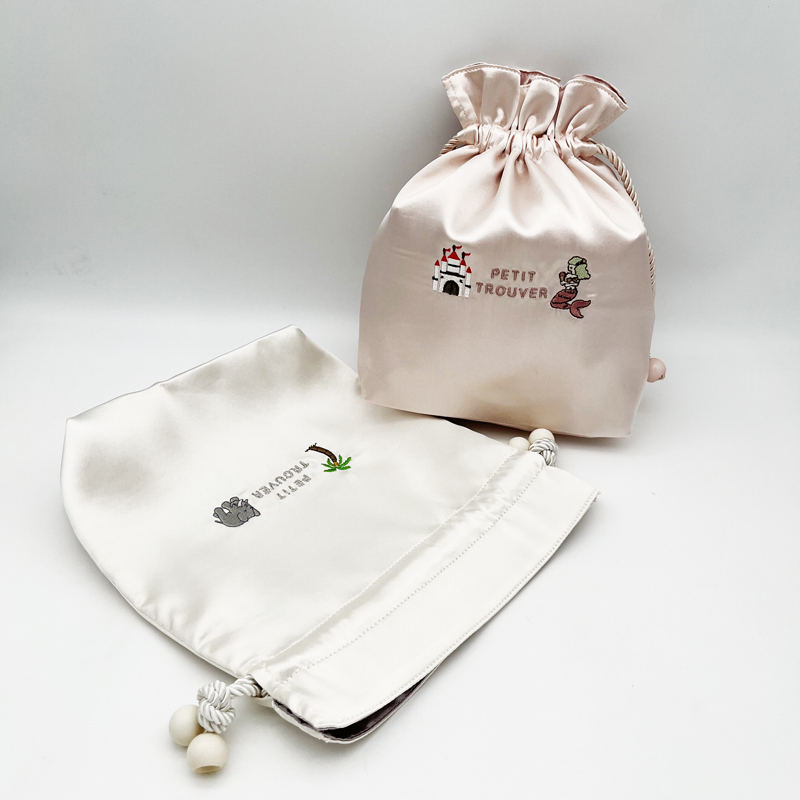 petittrouver收纳袋美人鱼刺绣