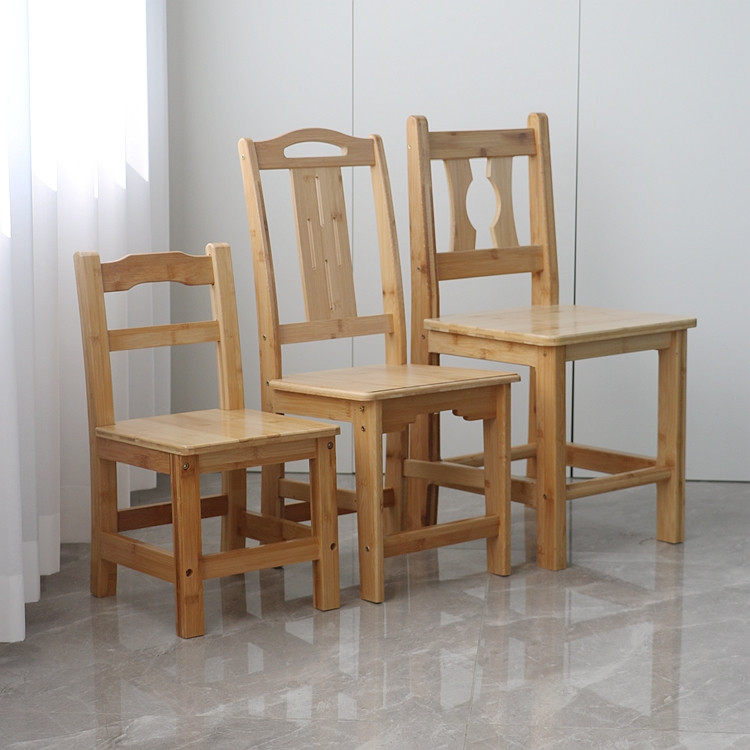 楠竹小凳子家用小板凳矮凳儿童成人靠背小椅子换鞋凳客厅实用方凳