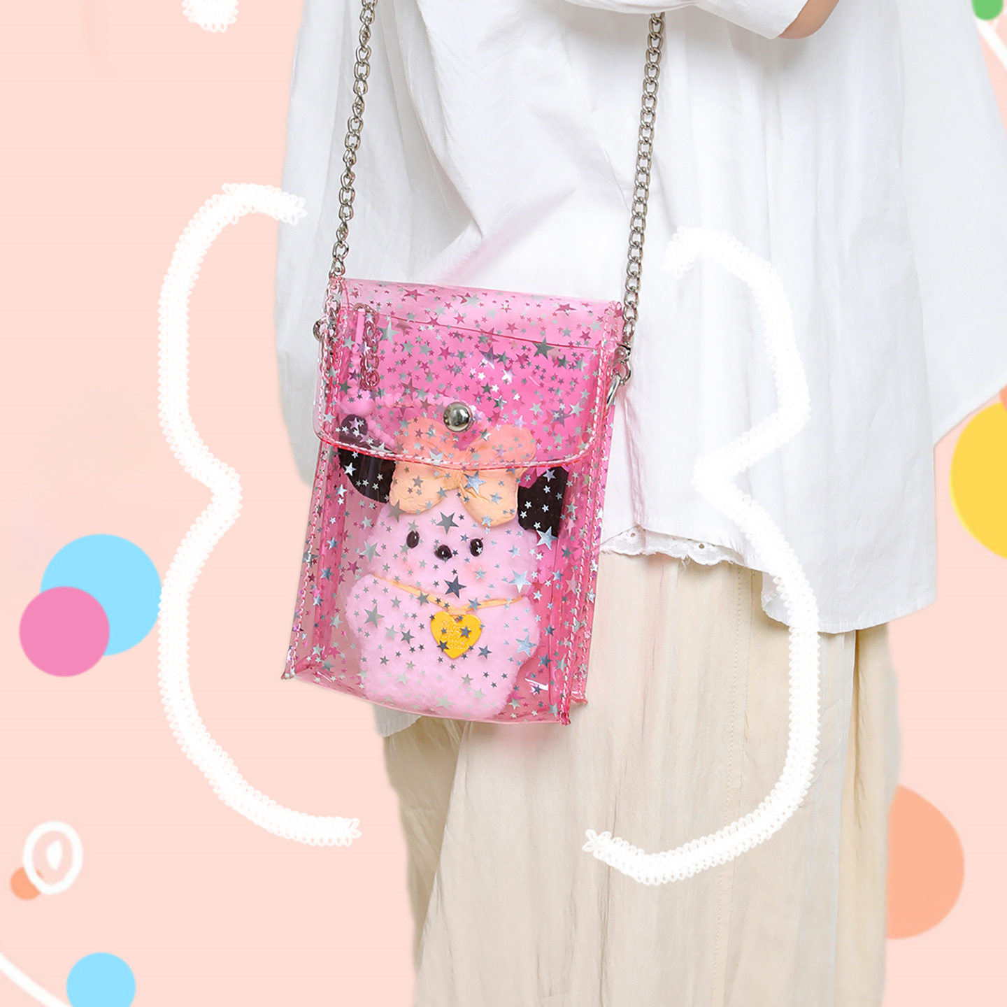 透明手机包女小挎包 2025夏季新款迷你斜挎包少女简约散步小包C,箱包皮具/热销女包/男包,单肩包,淘宝优惠券,粉丝福利购,淘宝优惠卷