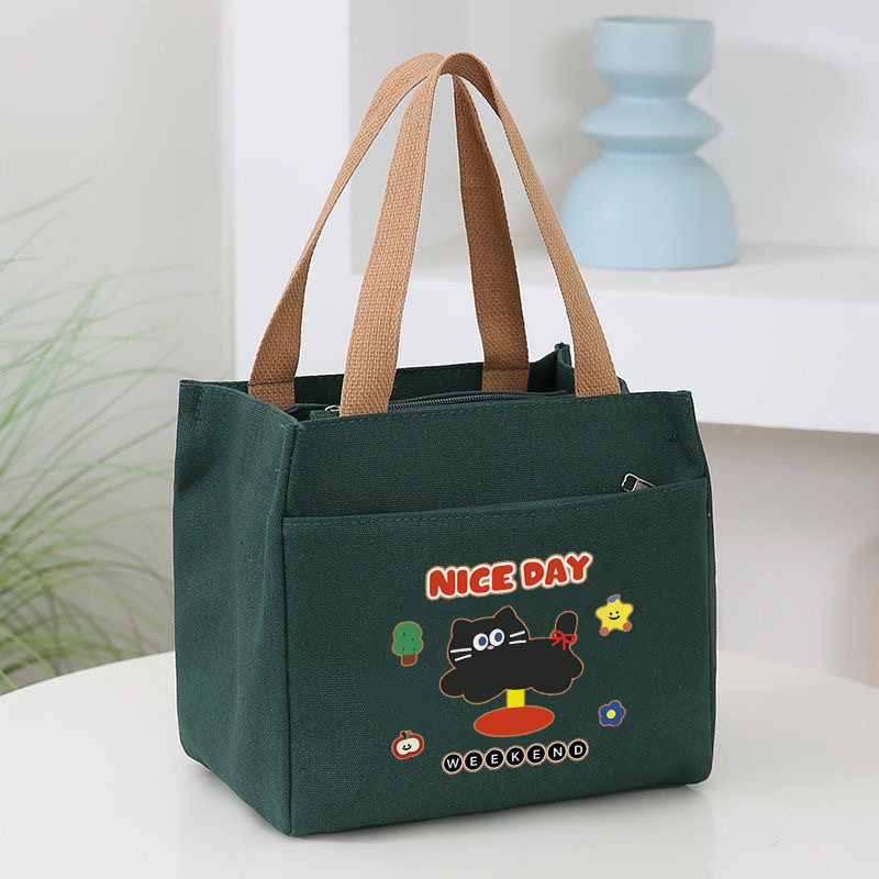 帆布包小巧型百搭手提包女 学生饭盒袋简约手提袋子上班族便当包T,箱包皮具/热销女包/男包,单肩包,淘宝优惠券,粉丝福利购,淘宝优惠卷