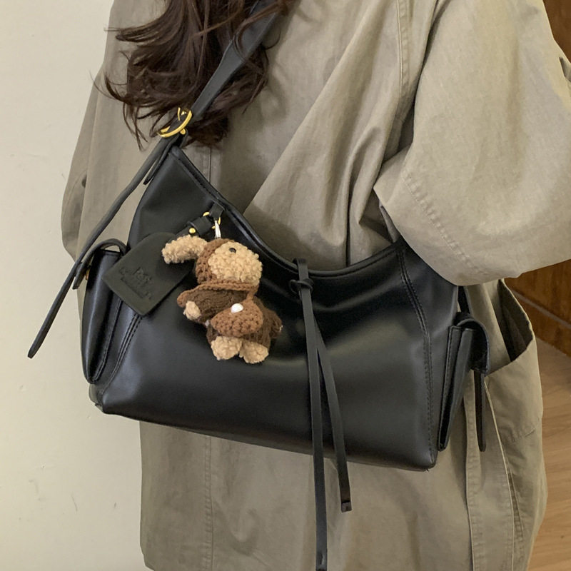 大容量托特包包女 2026新款潮高级感复古休闲百搭单肩斜挎水桶包N,箱包皮具/热销女包/男包,单肩包,淘宝优惠券,粉丝福利购,淘宝优惠卷