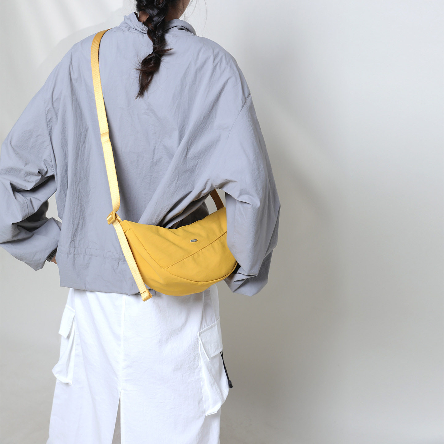 超轻尼龙斜挎包女包2025新超火小挎包 日常通勤饺子包百搭单肩包C,箱包皮具/热销女包/男包,单肩包,淘宝优惠券,粉丝福利购,淘宝优惠卷