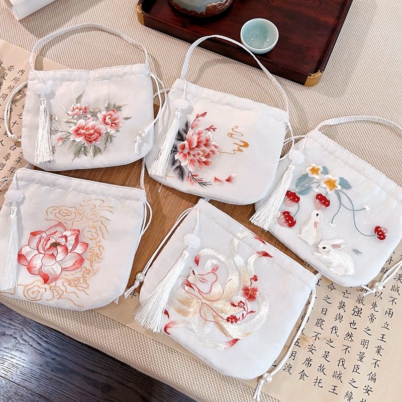 限定款古风汉服包刺绣苏绣荷包中国风 手提斜挎手机包手作包布包Z,箱包皮具/热销女包/男包,单肩包,淘宝优惠券,粉丝福利购,淘宝优惠卷