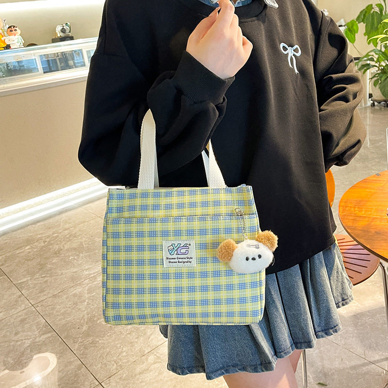 竖款帆布包包大容量女2025夏季款女百搭手拎包ins学生上课单肩包T,箱包皮具/热销女包/男包,单肩包,淘宝优惠券,粉丝福利购,淘宝优惠卷