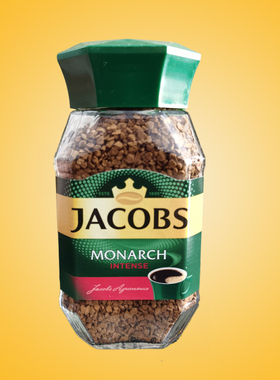 俄罗斯进口帝王咖啡JACOBS德国雅各布斯速溶纯苦黑咖啡冻干咖啡