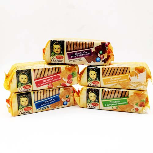 俄罗斯进口大头娃娃饼干儿童饼干早餐饼干娃娃头饼干满包邮