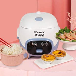 萌趣迷你小猪2L电饭煲威满福电饭锅家用迷你小型1-2-3-4人多功能