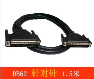 DB62公对公连接线 62芯数据线 信号线 62针对针 猫池线 3排62针线