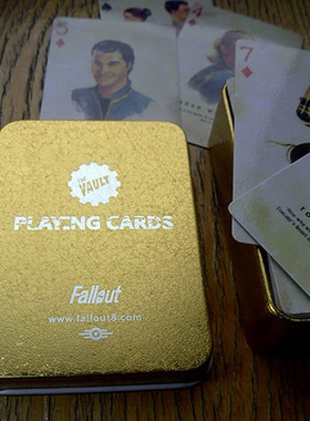 DIY Fallout辐射周边*《辐射:新维加斯》 扑克牌 (英文版)