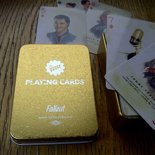 DIY Fallout辐射周边*《辐射:新维加斯》 扑克牌 (英文版)