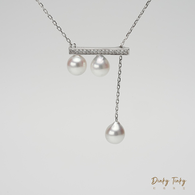 【TINKY】S925银真多麻平衡木项链 DSL926