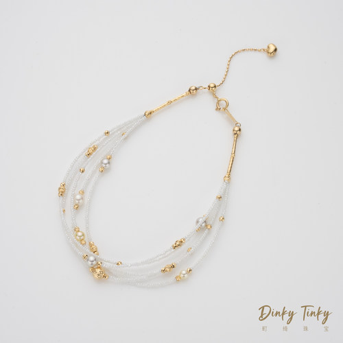 18k澳白keshi繁星手链