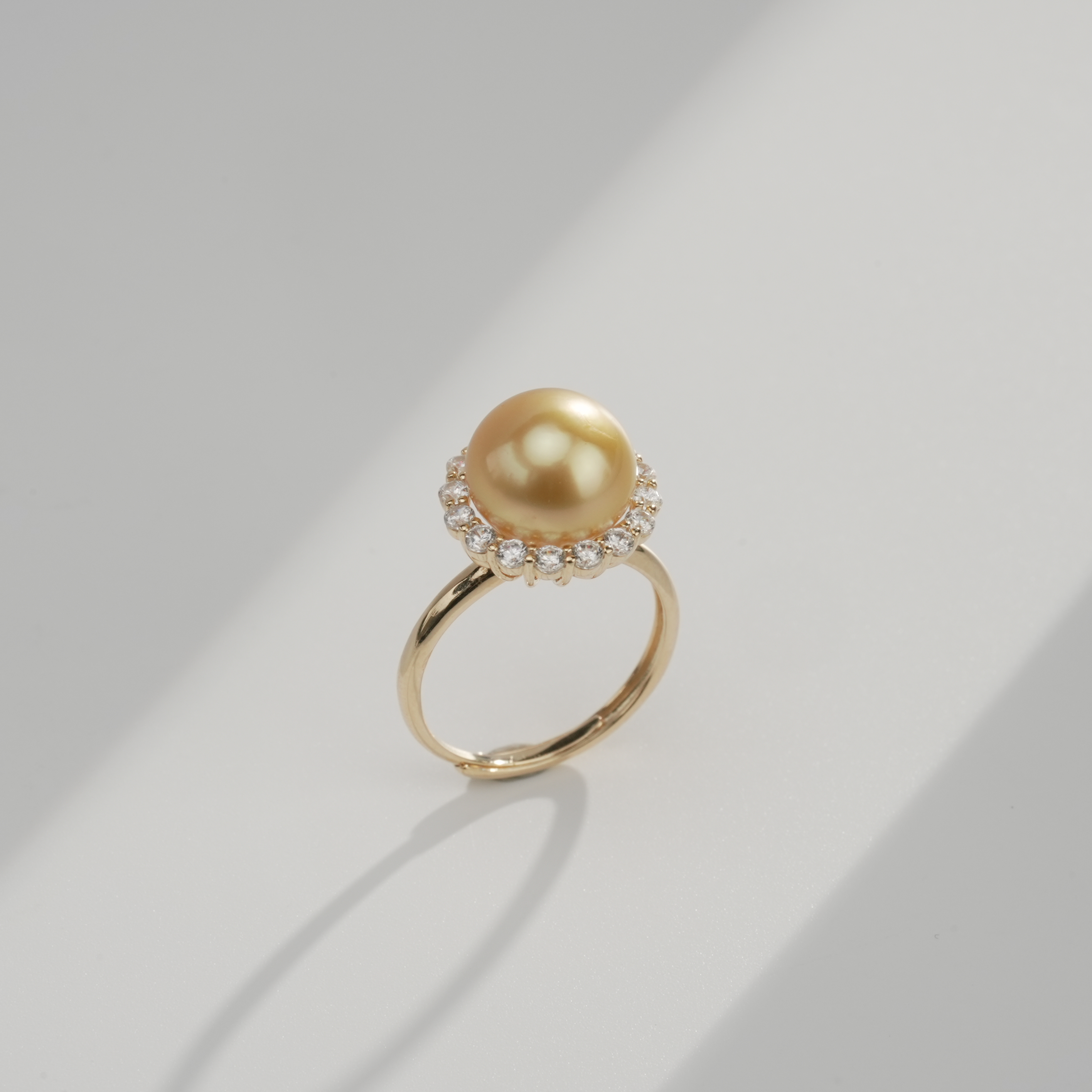 【TINKY】S925银金珠10-11太阳花戒指 DSJ228