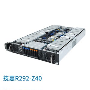 全新技嘉R292-Z40 AMD EPYC/8GPU/2CPU准系统 2200W白金冗余电源