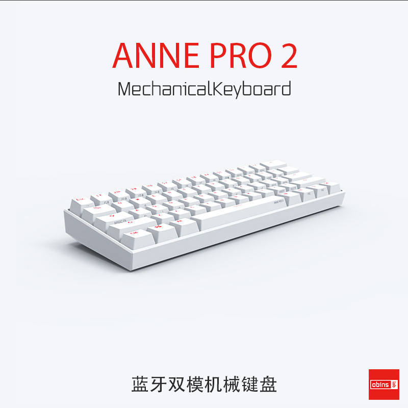 ¡¾obinslab¡¿ANNE PRO 2 °²ÄÝ À¶ÑÀ »úе¼üÅÌ Ë«Ä£ RGB 60%¼üλ