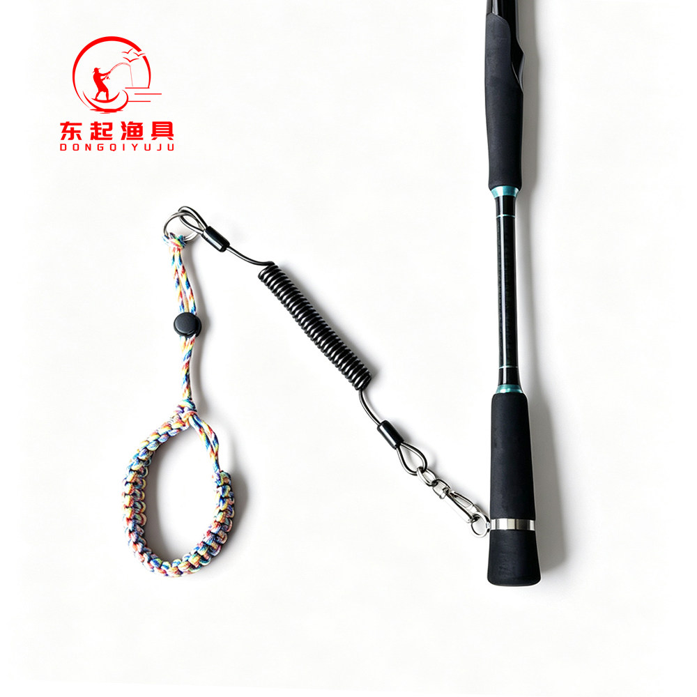 万向钢扣手腕失手绳钓鱼防脱
