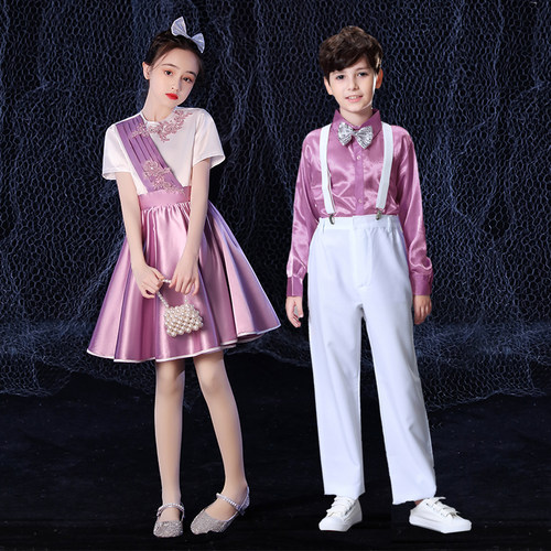 六一中小学生合唱服诗歌朗诵服