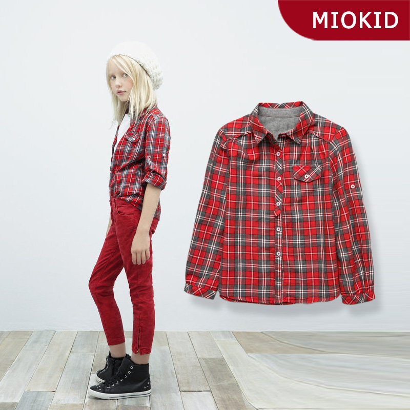 Chemise fille à manche longue - Ref 2087381 Image 1