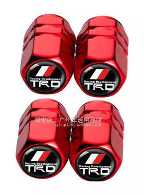 适用于丰田锐志卡罗拉凯美瑞汉兰达TRD标汽车轮胎气门嘴帽气嘴盖