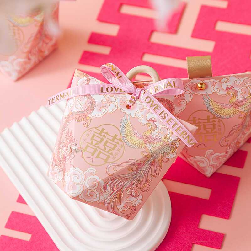 中式婚礼喜糖盒结婚订婚喜糖盒子伴手礼包装盒糖盒