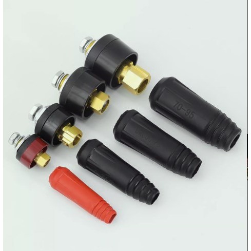 电焊机快速接头焊把线电缆纯铜专用接线端子通用插头插座配件大全