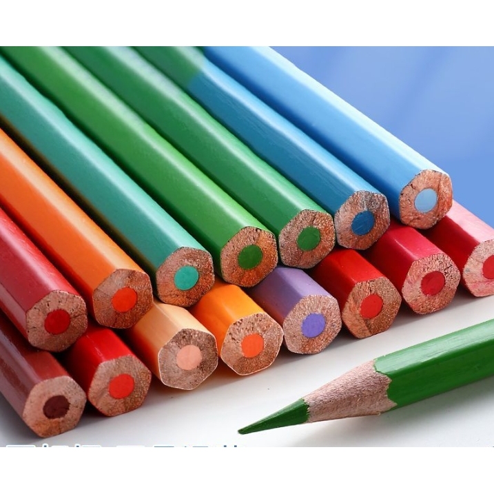 油性彩色铅笔水溶性可擦彩绘画铅笔套装手绘36色48幼儿园学生