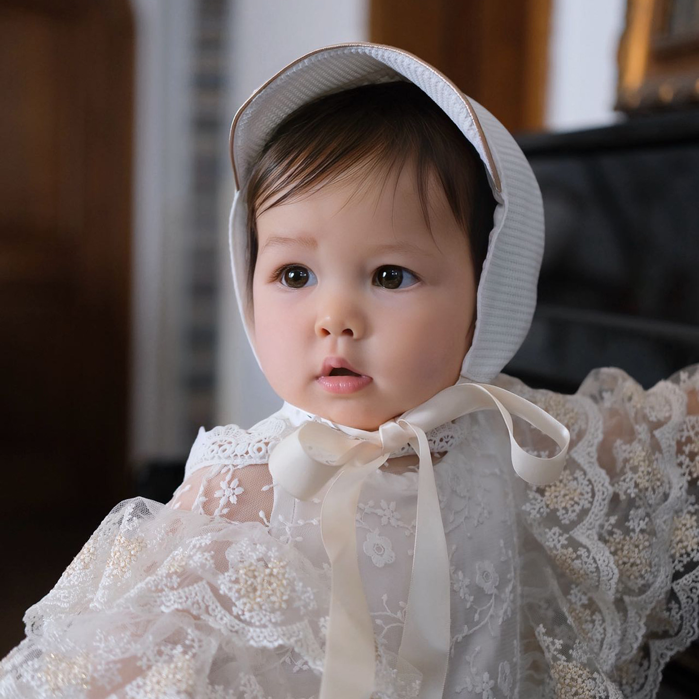 Hanakimi麒美英国轻奢婴幼儿帽子