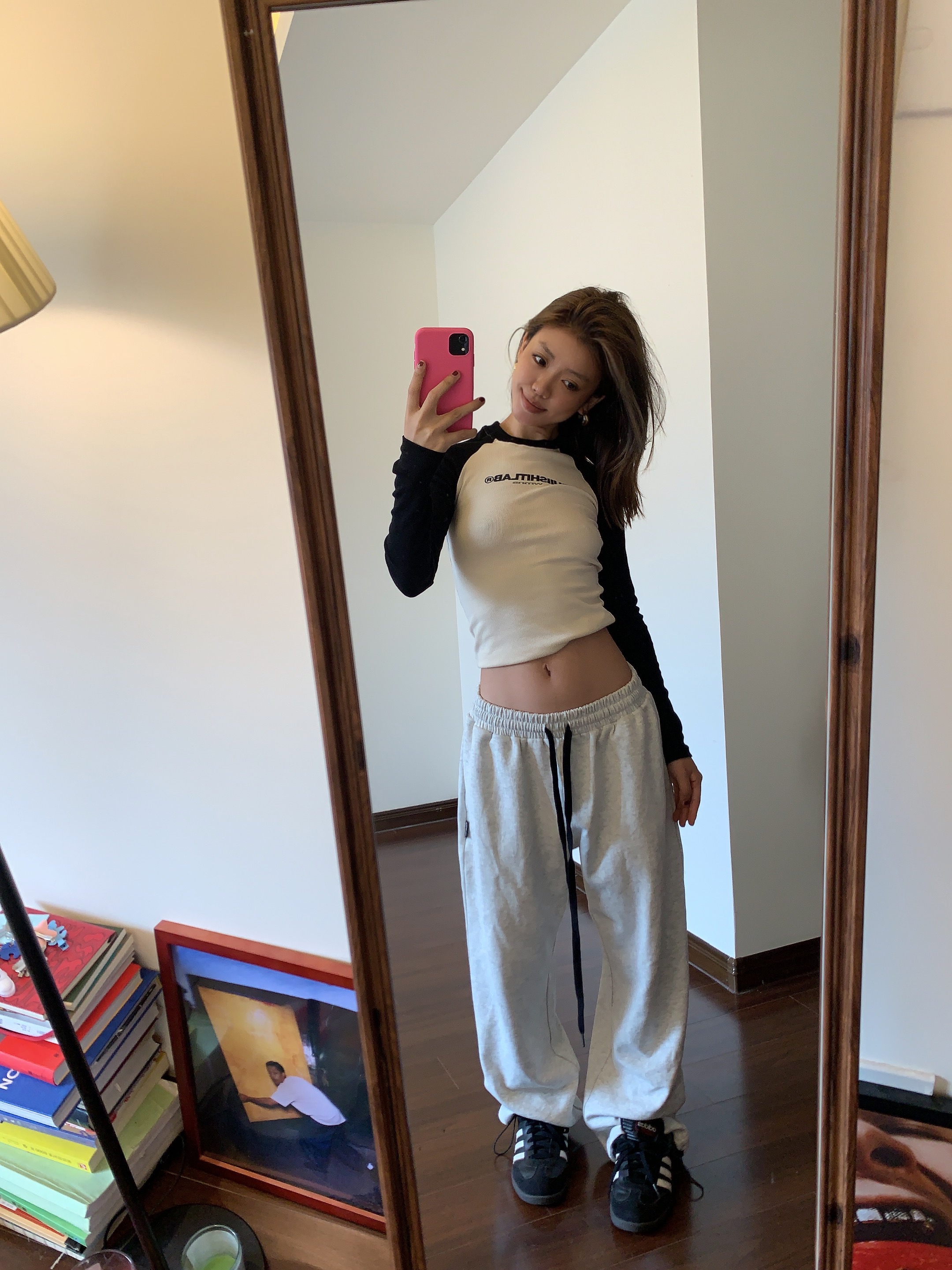 bboy街舞hiphop裤子直筒阔腿卫裤